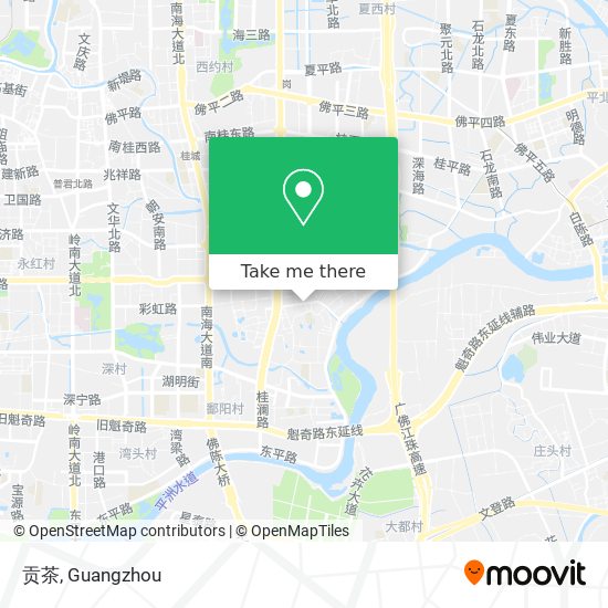 贡茶 map