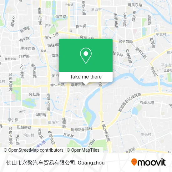 佛山市永聚汽车贸易有限公司 map