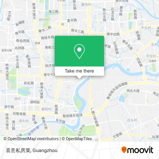 喜意私房菜 map