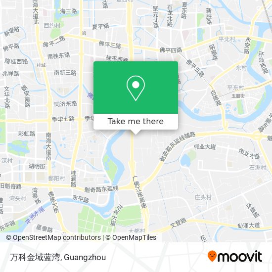 万科金域蓝湾 map