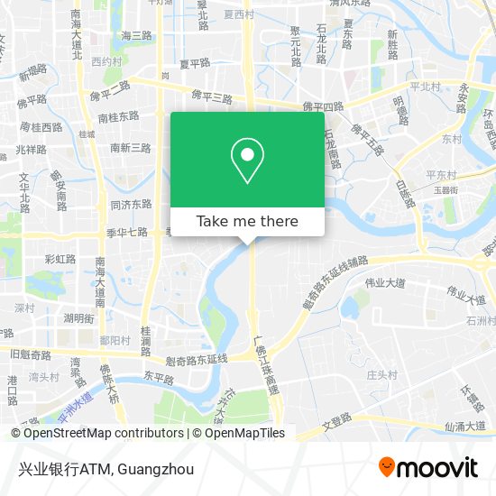 兴业银行ATM map
