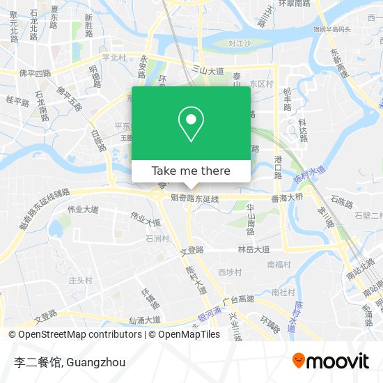 李二餐馆 map