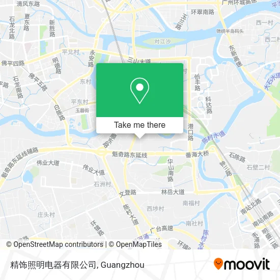 精饰照明电器有限公司 map
