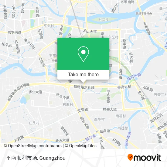 平南顺利市场 map