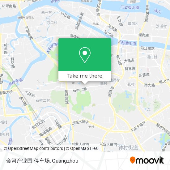 金河产业园-停车场 map