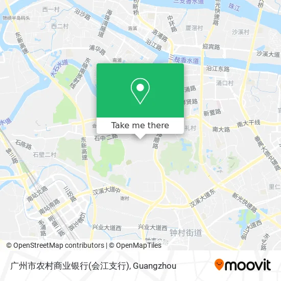 广州市农村商业银行(会江支行) map