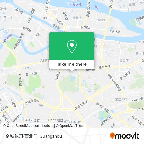 金城花园-西北门 map
