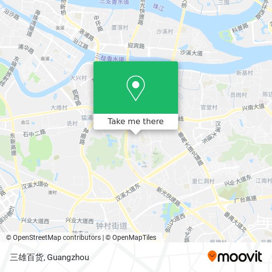 三雄百货 map