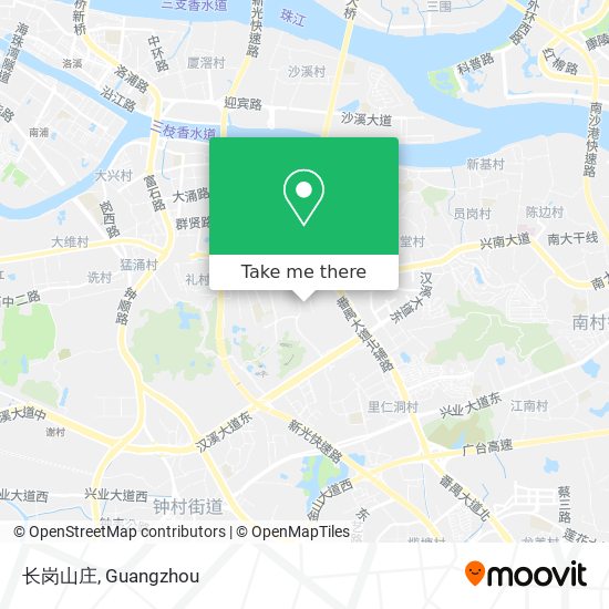 长岗山庄 map