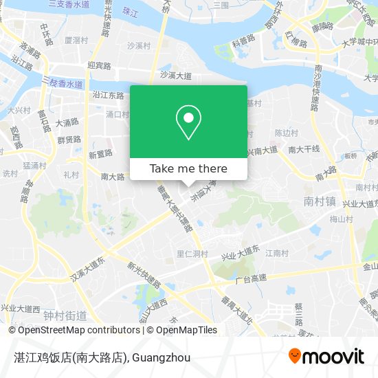 湛江鸡饭店(南大路店) map