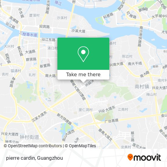 pierre cardin map