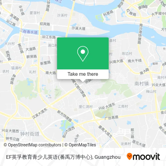 EF英孚教育青少儿英语(番禹万博中心) map