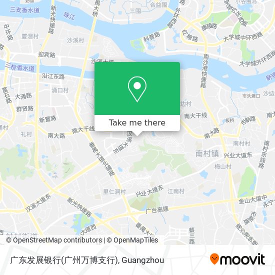 广东发展银行(广州万博支行) map