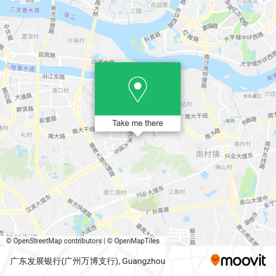 广东发展银行(广州万博支行) map