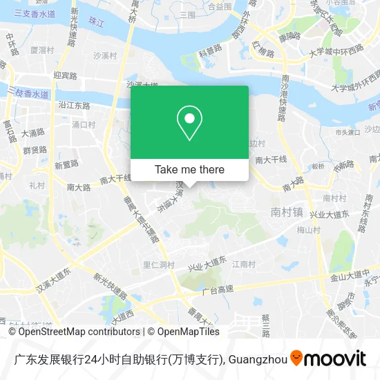 广东发展银行24小时自助银行(万博支行) map