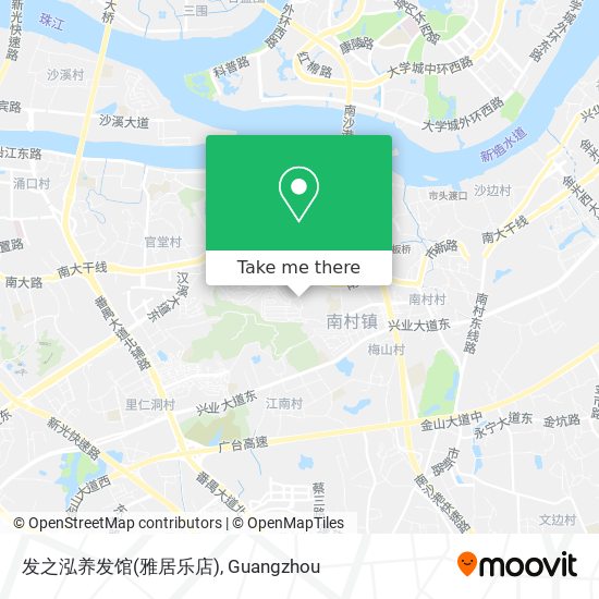 发之泓养发馆(雅居乐店) map