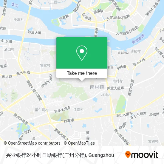 兴业银行24小时自助银行(广州分行) map