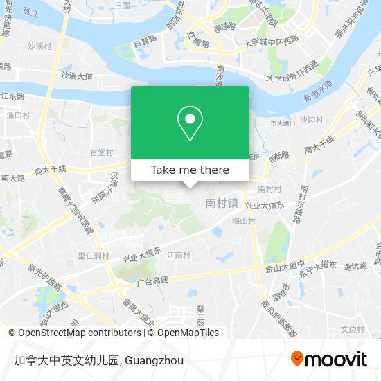 加拿大中英文幼儿园 map