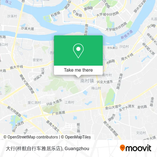 大行(梓航自行车雅居乐店) map