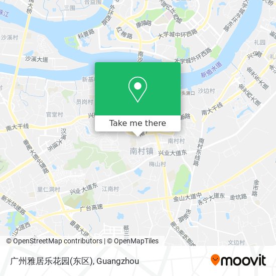 广州雅居乐花园(东区) map
