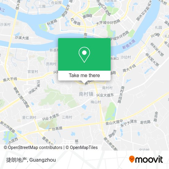 捷朗地产 map