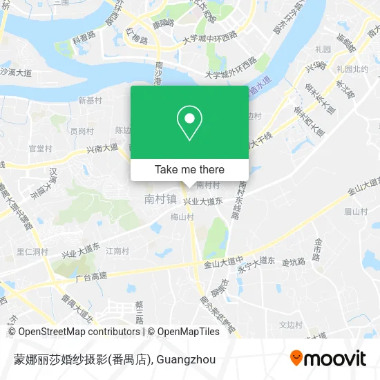 蒙娜丽莎婚纱摄影(番禺店) map
