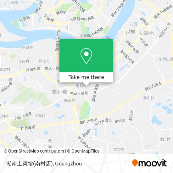 湖南土菜馆(南村店) map