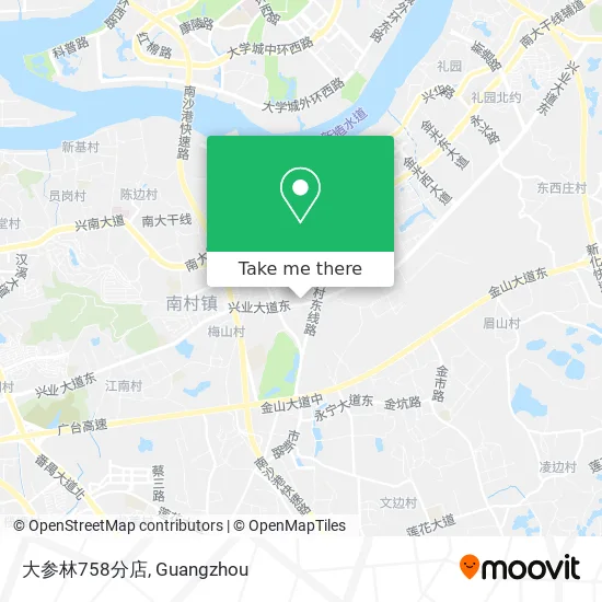 大参林758分店 map