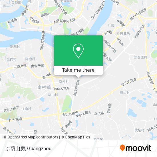 余荫山房 map