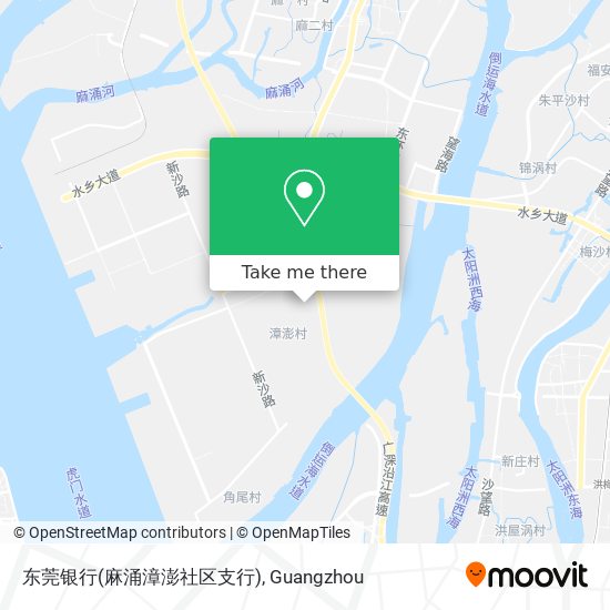 东莞银行(麻涌漳澎社区支行) map