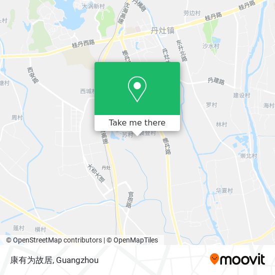 康有为故居 map
