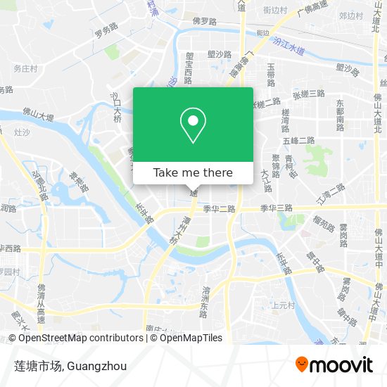 莲塘市场 map