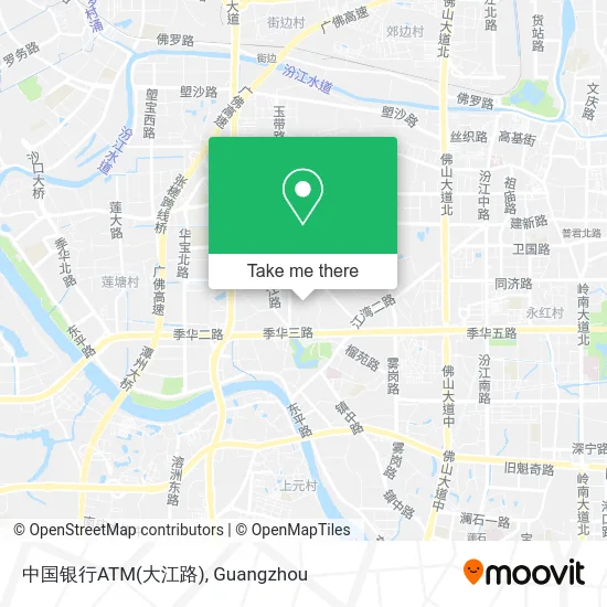 中国银行ATM(大江路) map