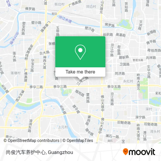 尚俊汽车养护中心 map
