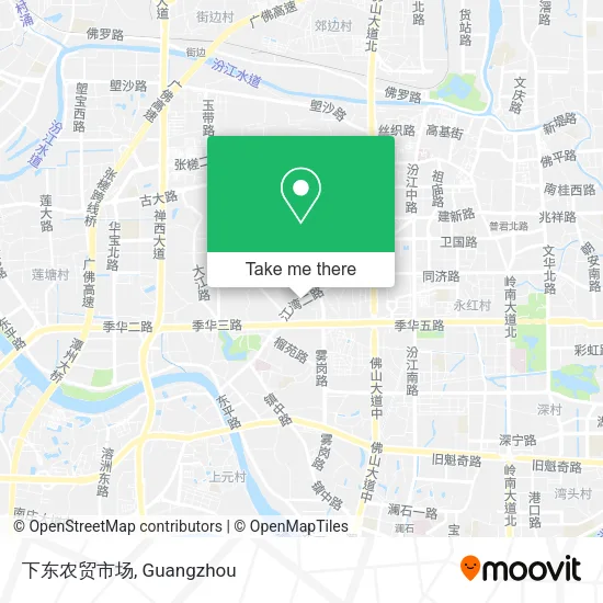 下东农贸市场 map