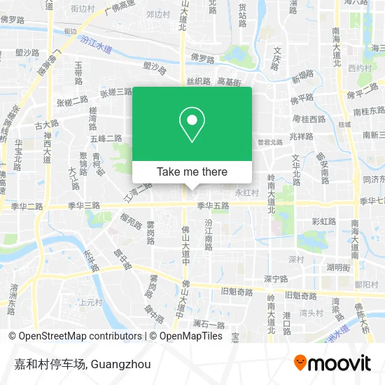 嘉和村停车场 map