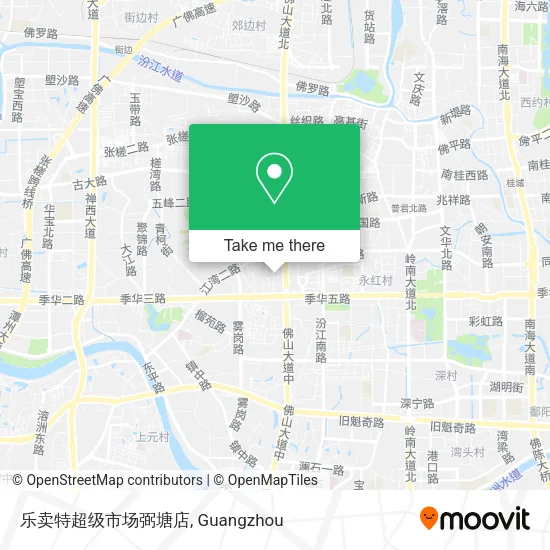乐卖特超级市场弼塘店 map
