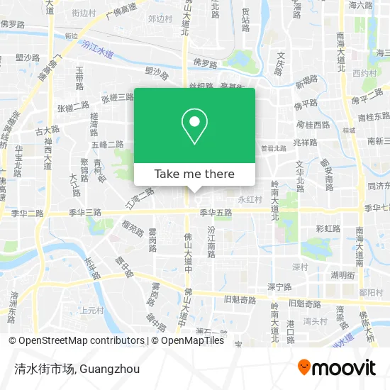 清水街市场 map