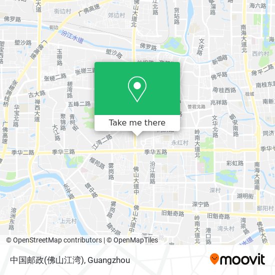 中国邮政(佛山江湾) map