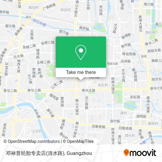 邓禄普轮胎专卖店(清水路) map