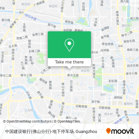 中国建设银行(佛山分行)-地下停车场 map