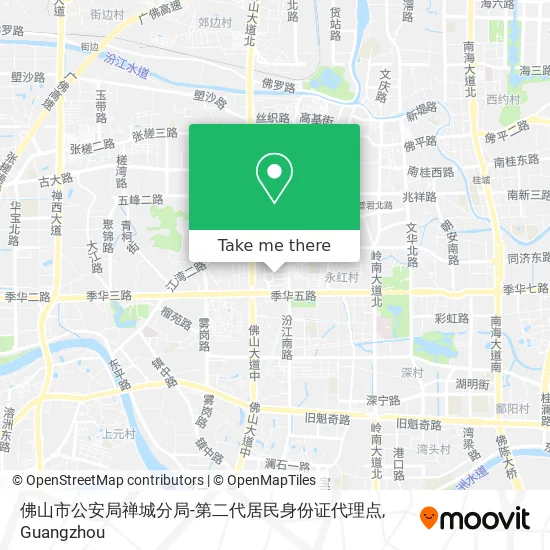 佛山市公安局禅城分局-第二代居民身份证代理点 map