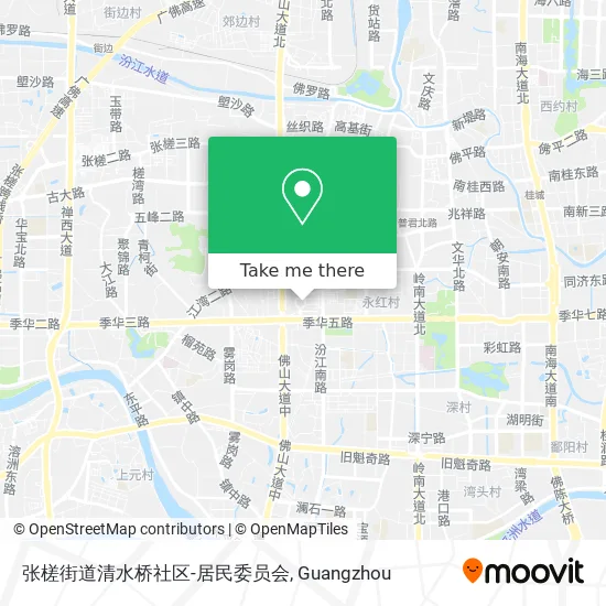 张槎街道清水桥社区-居民委员会 map