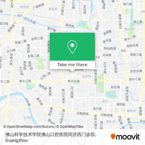 佛山科学技术学院佛山口腔医院同济西门诊部 map