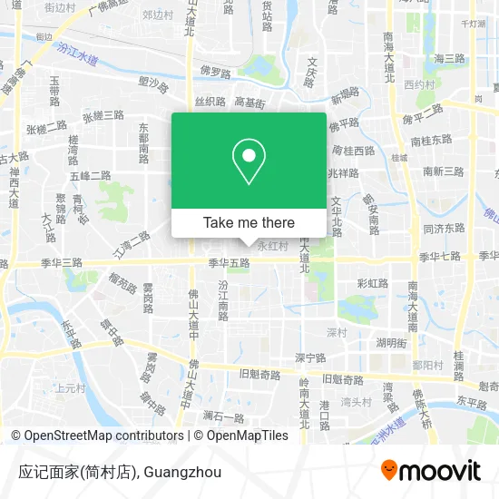 应记面家(简村店) map