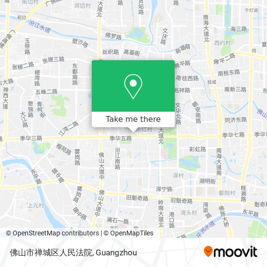佛山市禅城区人民法院 map