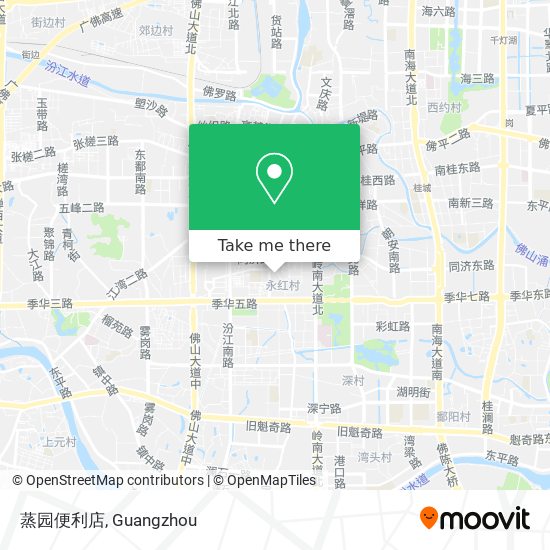 蒸园便利店 map
