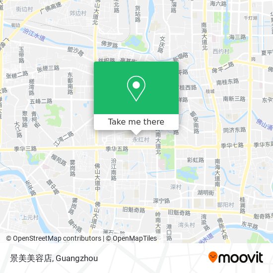景美美容店 map
