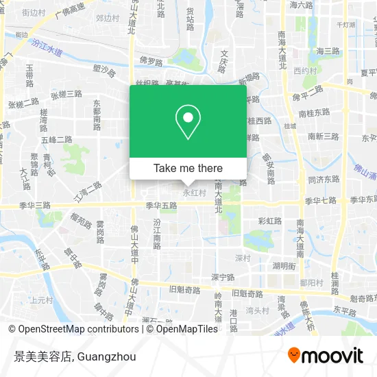 景美美容店 map