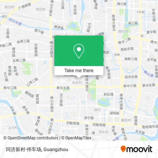 同济新村-停车场 map